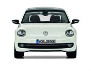 Modelbil The Beetle, 1:43 hvid